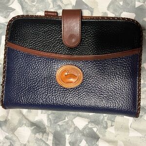 Vintage Dooney & Bourke All Weather two-toned planner